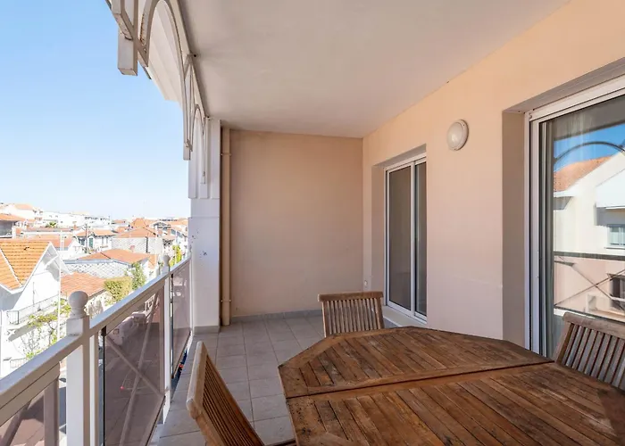 Appartamento T3 Au Centre D'arcachon, Avec Parking, Proche Parc Mauresque Et Plage, Terrasse, 2 - Fr-1-319-61